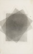 Three Sheets of Gauze, Crossed Obliquely; William Henry Fox Talbot, English, 1800 - 1877, about 1852 - 1857; Photographic