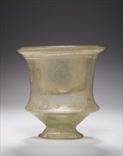Beaker and Cup; Eastern Mediterranean; 1st - 2nd century; Glass; 2003.379