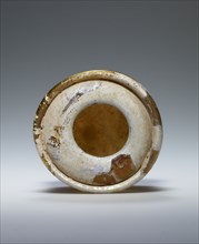 Amber-colored Pyxis; Eastern Mediterranean or Italy; 1st century; Glass; 5.8 cm, 2 5,16 in