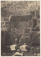 Jérusalem. Enceinte du Temple. Poterne de Josaphat; Auguste Salzmann, French, 1824 - 1872, Louis Désiré Blanquart-Evrard
