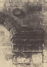 Jérusalem. Enceinte du Temple. Détails de la Porte dorée; Auguste Salzmann, French, 1824 - 1872, Louis Désiré Blanquart-Evrard