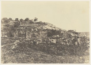 Jérusalem. Village de Siloam. Monolithe de forme égyptienne 3; Auguste Salzmann, French, 1824 - 1872, Louis Désiré Blanquart