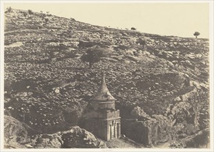 Jérusalem. Vallée de Josaphat. Faces Ouest et Nord 1; Auguste Salzmann, French, 1824 - 1872, Louis Désiré Blanquart-Evrard