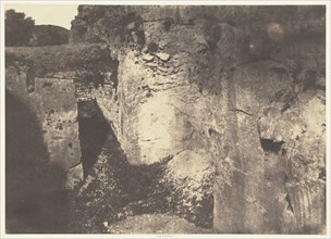 Jérusalem. Carrière à la porte de Damas; Auguste Salzmann, French, 1824 - 1872, Louis Désiré Blanquart-Evrard French, 1802