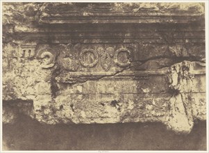 Jérusalem. Tombeau des rois de Juda. Frise supérieure et centrale; Auguste Salzmann, French, 1824 - 1872, Louis Désiré
