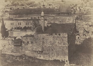 Jérusalem. Enceinte du Temple. Mosquée El-Aksa, angle Sud-Ouest; Auguste Salzmann, French, 1824 - 1872, Louis Désiré Blanquart