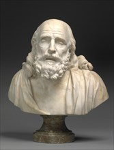Belisarius; Jean-Baptiste Stouf, French, 1752 - 1826, about 1785 - 1791; Marble; 60 x 55 x 30 cm, 59.8748 kg