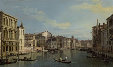 The Grand Canal in Venice from Palazzo Flangini to Campo San Marcuola; Canaletto, Giovanni Antonio Canal, Italian, 1697 - 1768