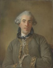 Portrait of Théophile Van Robais; Jean-Baptiste Perronneau, French, 1715 - 1783, France; 1770; Pastel on three sheets of blue