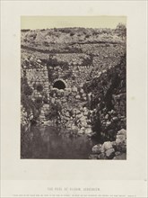 Pool of Siloam, Jerusalem; Frank Mason Good, English, 1839 - 1928, Jerusalem, Israel; 1860s; Albumen silver print