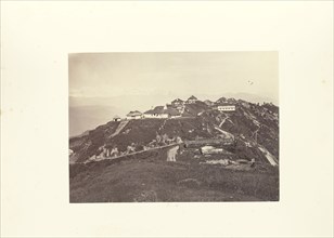 Village on Mountain Top; R. Phillips, British, active India 1860s, Darjiling, India, Asia; about 1870; Albumen silver print