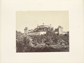Secundra; The Mausoleum of Akbar; Samuel Bourne, English, 1834 - 1912, Agra, India; about 1866; Albumen silver print