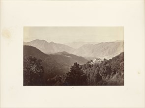 Simla; The Yarrows with Shalli Peaks in the Background from Inverarm; Samuel Bourne, English, 1834 - 1912, Simla, India; 1868