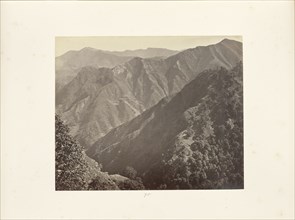 Simla; Khuds North of Jakko, and the Mahassoo Hills; Samuel Bourne, English, 1834 - 1912, Simla, India; 1868; Albumen silver