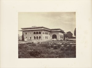 Deig; The Gopal Bhowun, Palace, from the Garden; Samuel Bourne, English, 1834 - 1912, Deeg, India; about 1866; Albumen silver