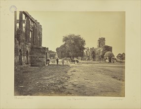Lucknow; Residency and Banquetting sic Hall; Samuel Bourne, English, 1834 - 1912, Lucknow, India; 1864–1865; Albumen silver