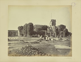 Lucknow; Ruins of the Residency; Samuel Bourne, English, 1834 - 1912, Lucknow, India, Asia; 1865 - 1866; Albumen silver print