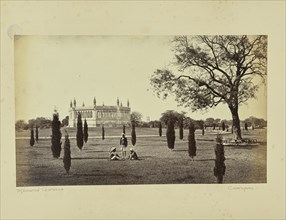 Cawnpore; The Memorial Well, with the Cawnpore Church in the Distance; Samuel Bourne, English, 1834 - 1912, Cawnpore, India