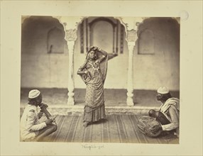 Nautch - girl; Charles Shepherd, English, active 1858 - 1878, India, Asia; 1862; Albumen silver print