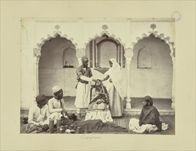 Conjurors; Possibly Charles Shepherd, English, active 1858 - 1878, India; 1862; Albumen silver print