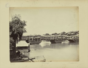 Bridge. Srinager. Cashmere; John Burke, Irish, about 1843 - 1900, William H. Baker, British, about 1829 - 1880, Srinagar