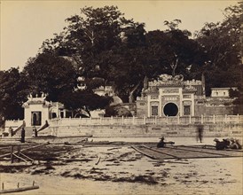 Chinese Marine Temple, Macao; Attributed to John Thomson, Scottish, 1837 - 1921, Macao, China; 1870s - 1890s; Albumen silver
