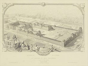 Du Louvre et des Tuileries, d'après les Plans officiels, Édouard Baldus, French, born Germany, 1813 - 1889, Paris, France
