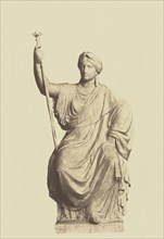 La France , Sculpture by Georges Diébolt, Decoration of the Louvre, Paris; Édouard Baldus, French, born Germany, 1813 - 1889