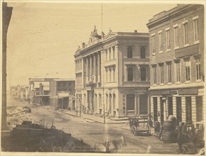 Merchant's Exchange, on Battery Street; G. R. Fardon, British, 1807 - 1886, United States; about 1856; Salted paper print