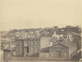 View from Kearny Street - in the Foreground the Orphans' Asylum; G. R. Fardon, British, 1807 - 1886, United States; about 1856