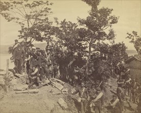 Interior of Marine Redoubt; Felice Beato, 1832 - 1909, Korea; about June 10, 1871; Albumen silver print