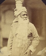 Sikh; Felice Beato, 1832 - 1909, India; about 1858; Salted paper print; 16.8 × 14 cm, 6 5,8 × 5 1,2 in