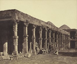 Hindoo Temple in Kootub; Felice Beato, 1832 - 1909, Delhi, India; 1858 - 1859; Albumen silver print