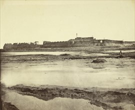 Exterior of North Fort on Peiho River, showing the English and French Entrance; Felice Beato, English, 1832 - 1909