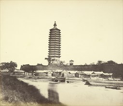 Tungchow Pagoda; Felice Beato, 1832 - 1909, Henry Hering, 1814 - 1893, China; September 23, 1860