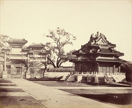 The Great Imperial Palace, Peking, Beijing, China; Felice Beato, 1832 - 1909, Henry Hering, 1814 - 1893, Pekin