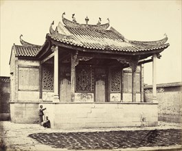 Chinese Theatre, Canton; Felice Beato, 1832 - 1909, Henry Hering, 1814 - 1893, Canton, China