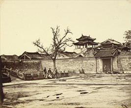 Five Genii Temple, Canton, Guangzhou, China; Felice Beato, 1832 - 1909, Henry Hering, 1814 - 1893, Canton