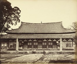Temple in Tartar Quarter, Canton, Guangzhou, China; Felice Beato, 1832 - 1909, Henry Hering, 1814 - 1893