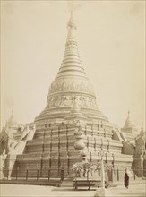 Eindawya Pagoda - Mandalay; Felice Beato, 1832 - 1909, Mandalay, Burma; about 1890; Albumen silver print