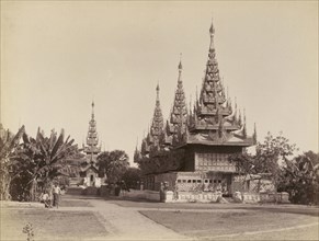 Kyoung at Mandalay - Master Mess House; Felice Beato, 1832 - 1909, Mandalay, Burma; 1887 - 1897; Albumen