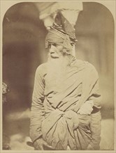 Sikh Akali; Felice Beato, 1832 - 1909, Delhi, India; 1858; Albumen silver print