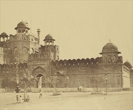 Lahore Gate of the Palace; Felice Beato, 1832 - 1909, Delhi, India; 1858; Albumen silver print