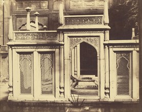 Entrance to an  tomb; Charles Moravia, British, about 1821 - 1859, Delhi, India; 1858; Albumen silver print