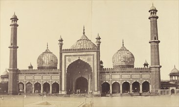 Jumma Musjid; Felice Beato, 1832 - 1909, Delhi, India; 1858 - 1859; Albumen silver print