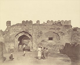 Cashmere Gate. Front view; Felice Beato, 1832 - 1909, Delhi, India; 1858; Albumen silver print