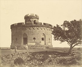 Flag Staff Battery; Felice Beato, 1832 - 1909, Delhi, India; 1858; Albumen silver print