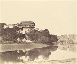 Portion of the Palace and Sulim Ghur; Felice Beato, 1832 - 1909, Delhi, India; 1858; Albumen silver print