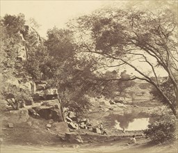 Left View of the Crow's Nest Battery; Felice Beato, 1832 - 1909, Delhi, India; 1858 - 1859; Albumen silver