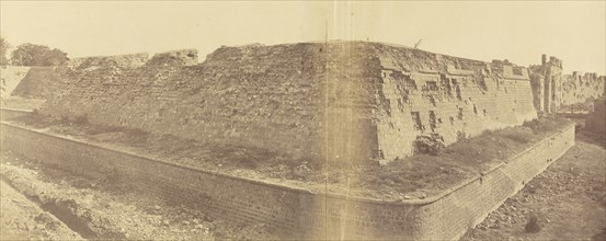Main Breach and Cashmere Gate and Bastion; Felice Beato, 1832 - 1909, Delhi, India; 1858; Albumen silver